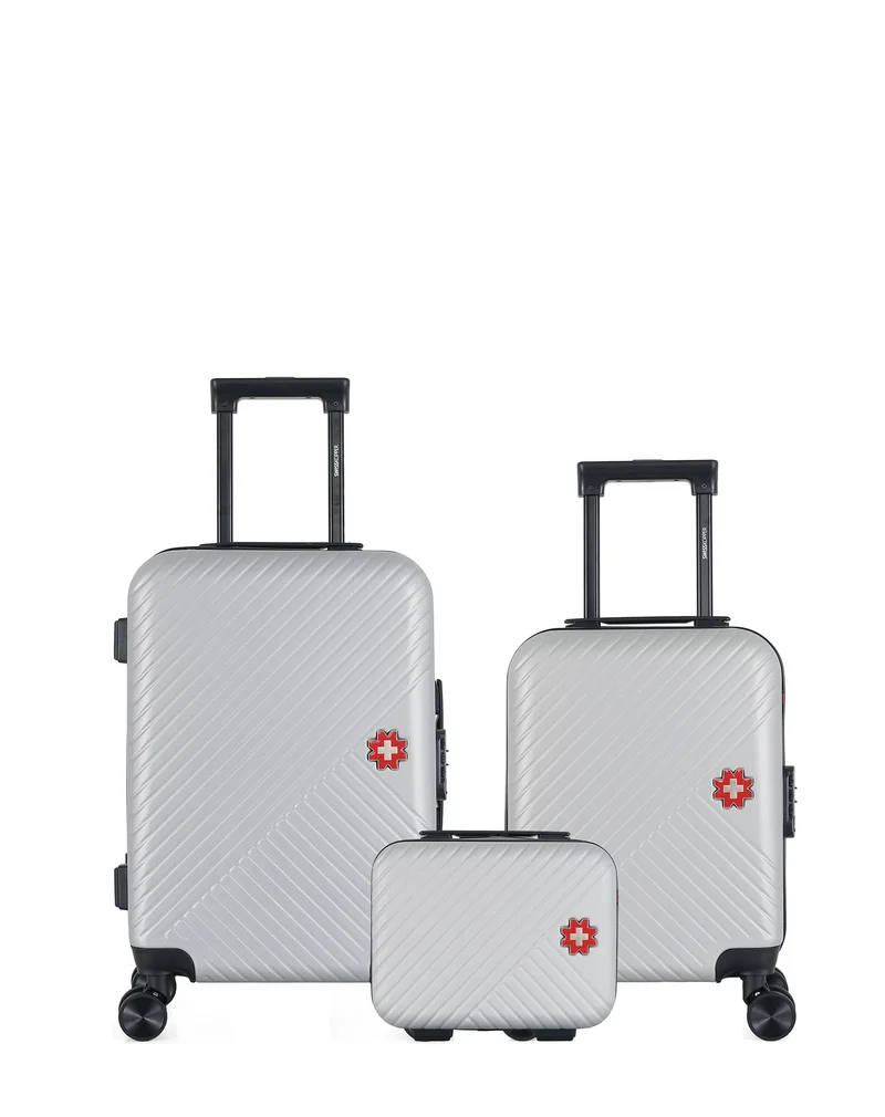 Lot de 3 Valises Rigides Cabine, Cabine XXS et Vanity SPIEZ