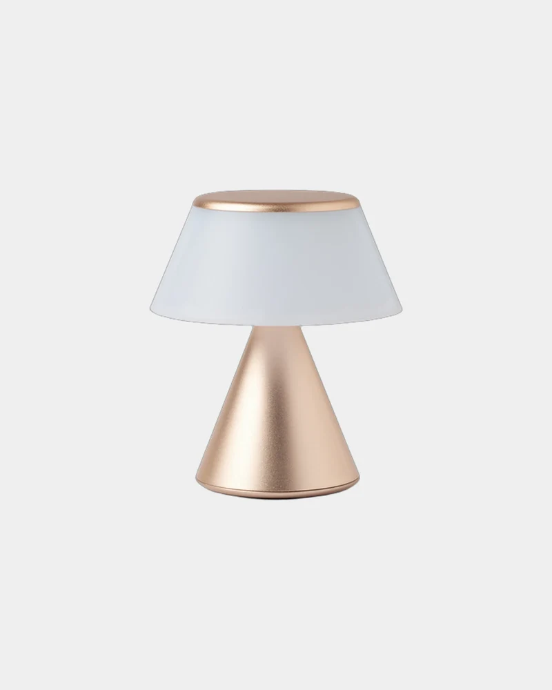 Lampe LED portable aluminium Lexon Luma S à personnaliser