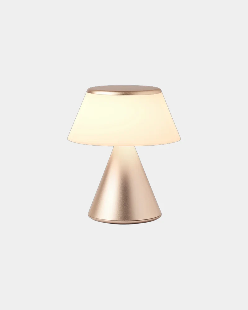 Lampe LED portable aluminium Lexon Luma S à personnaliser
