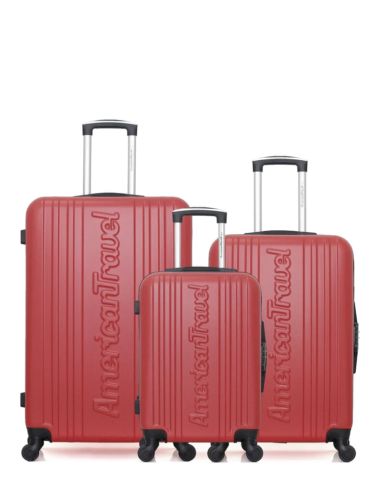 Lot de 3 Valises Rigides Grand Format, Moyenne et Cabine SPRINGFIELD