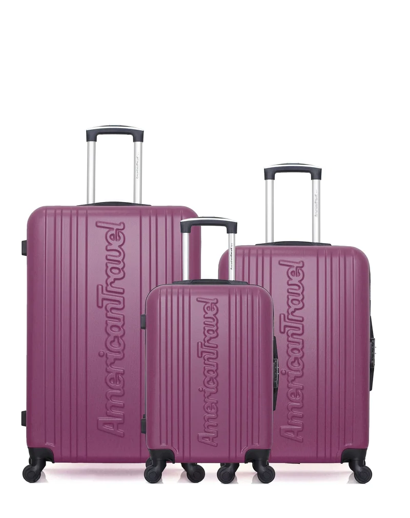 Lot de 3 Valises Rigides Grand Format, Moyenne et Cabine SPRINGFIELD
