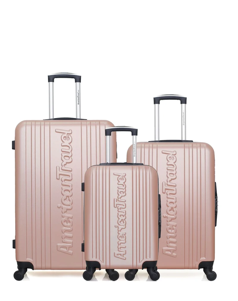 Lot de 3 Valises Rigides Grand Format, Moyenne et Cabine SPRINGFIELD