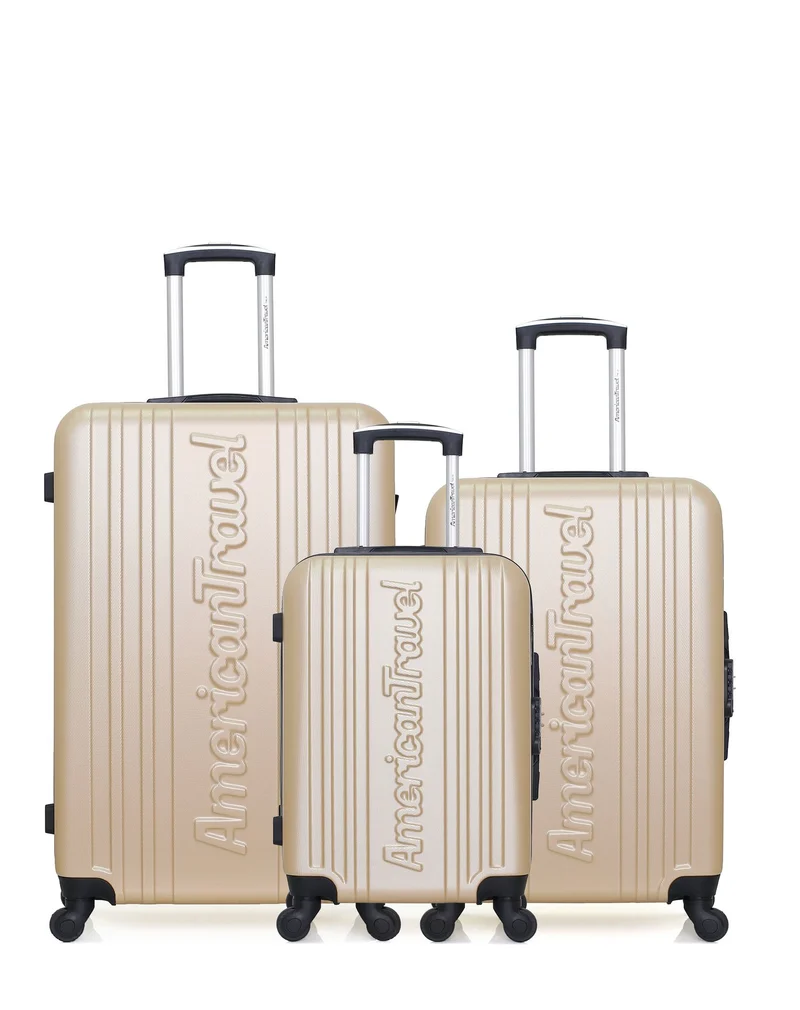 Lot de 3 Valises Rigides Grand Format, Moyenne et Cabine SPRINGFIELD