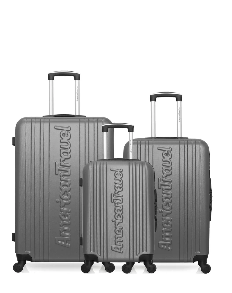 Lot de 3 Valises Rigides Grand Format, Moyenne et Cabine SPRINGFIELD