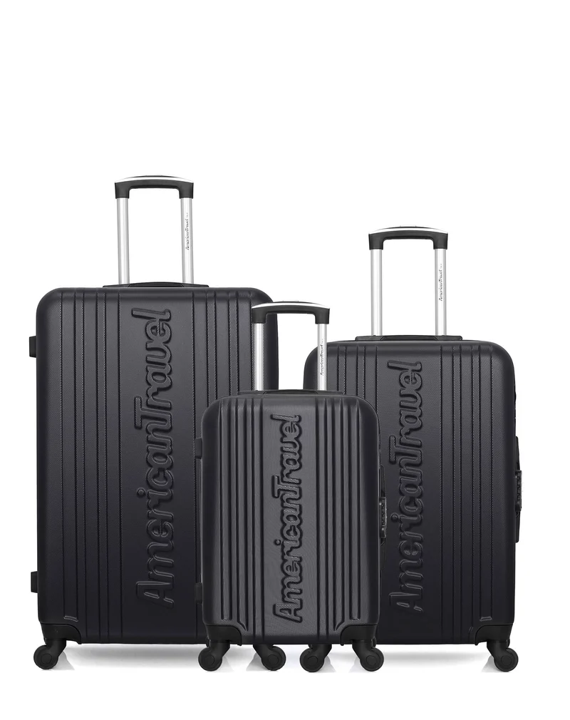 Lot de 3 Valises Rigides Grand Format, Moyenne et Cabine SPRINGFIELD