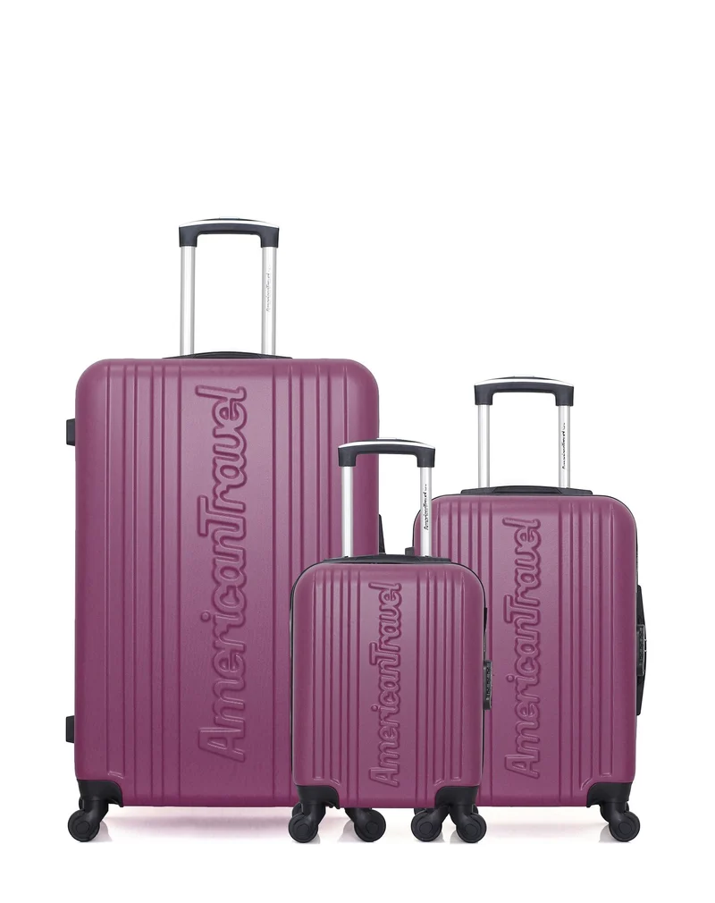Lot de 3 Valises Rigides Grand Format, Cabine et Cabine XXS SPRINGFIELD