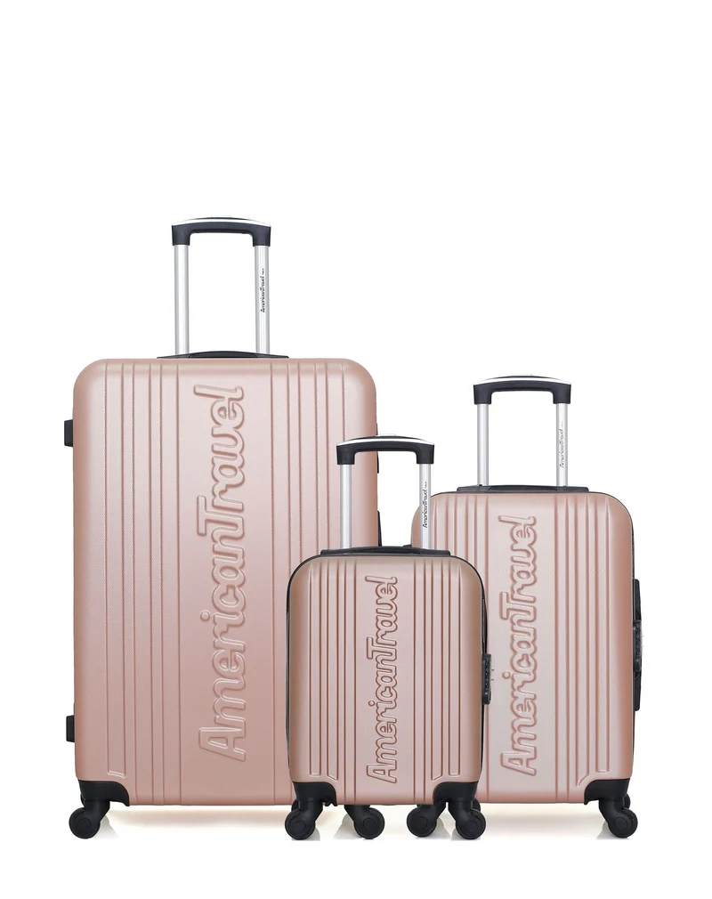 Lot de 3 Valises Rigides Grand Format, Cabine et Cabine XXS SPRINGFIELD
