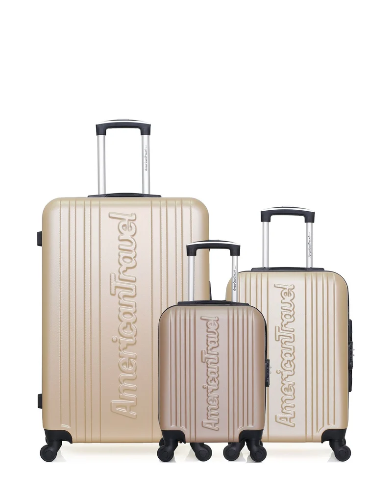 Lot de 3 Valises Rigides Grand Format, Cabine et Cabine XXS SPRINGFIELD