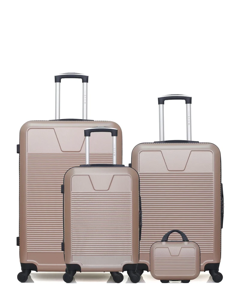 Lot de 4 Valises Rigides L, M, S et Vanity SELENGA