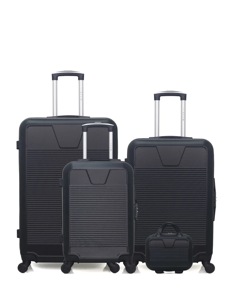 Lot de 4 Valises Rigides L, M, S et Vanity SELENGA