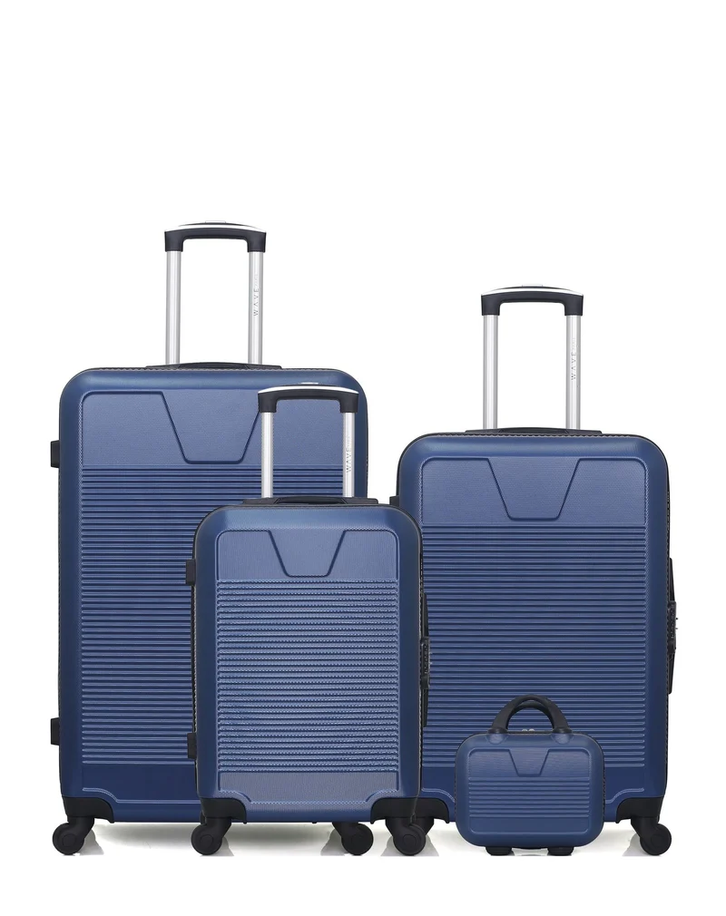 Lot de 4 Valises Rigides L, M, S et Vanity SELENGA