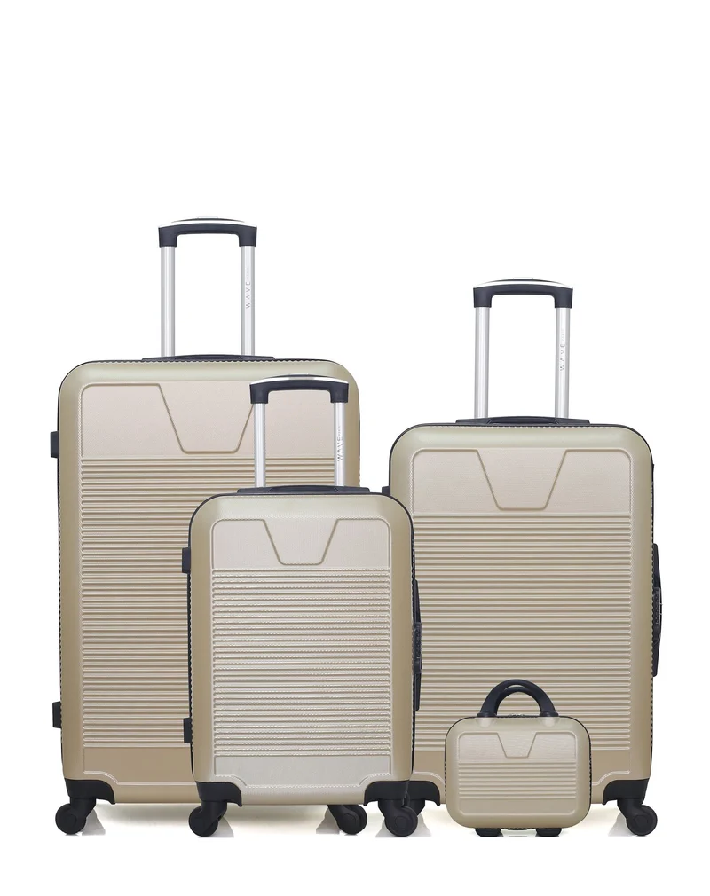Lot de 4 Valises Rigides L, M, S et Vanity SELENGA