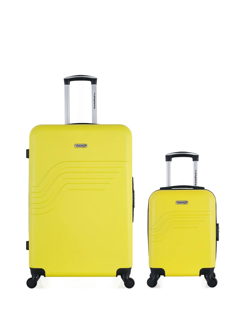 Lot de 2 Valises Rigides Grand Format et Cabnine XXS QUEENS