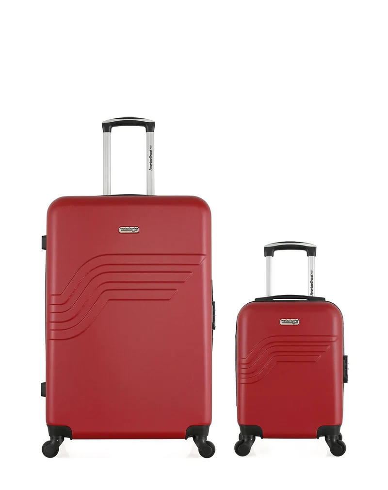 Lot de 2 Valises Rigides Grand Format et Cabnine XXS QUEENS