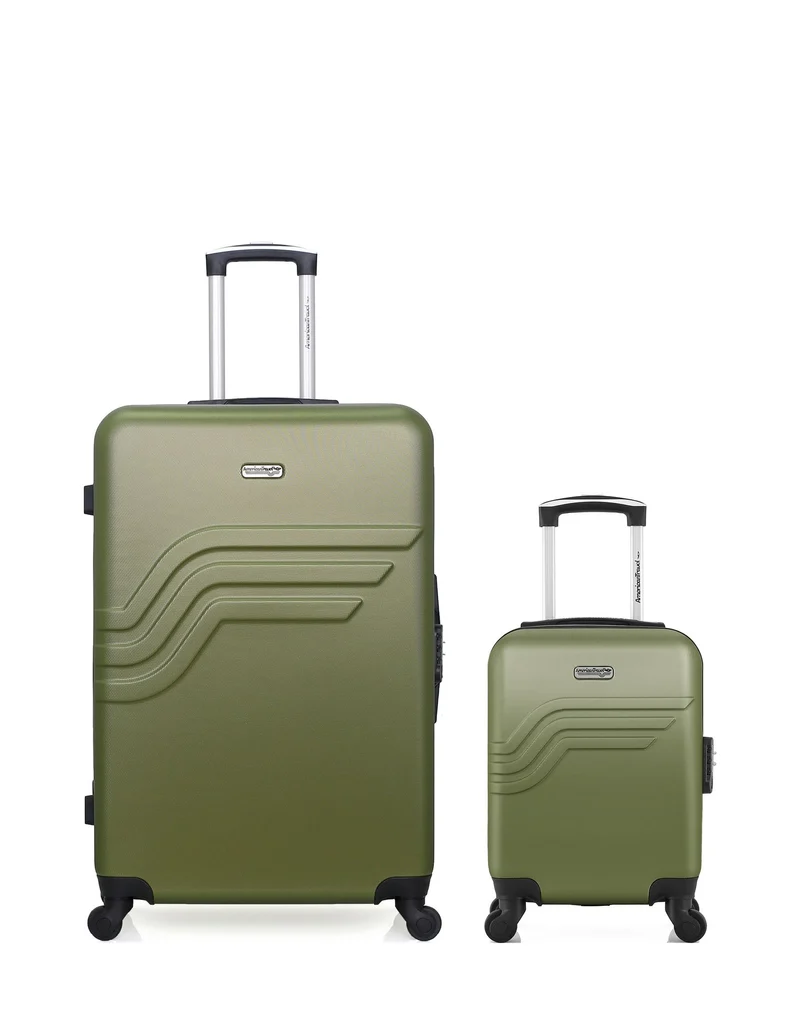 Lot de 2 Valises Rigides Grand Format et Cabnine XXS QUEENS