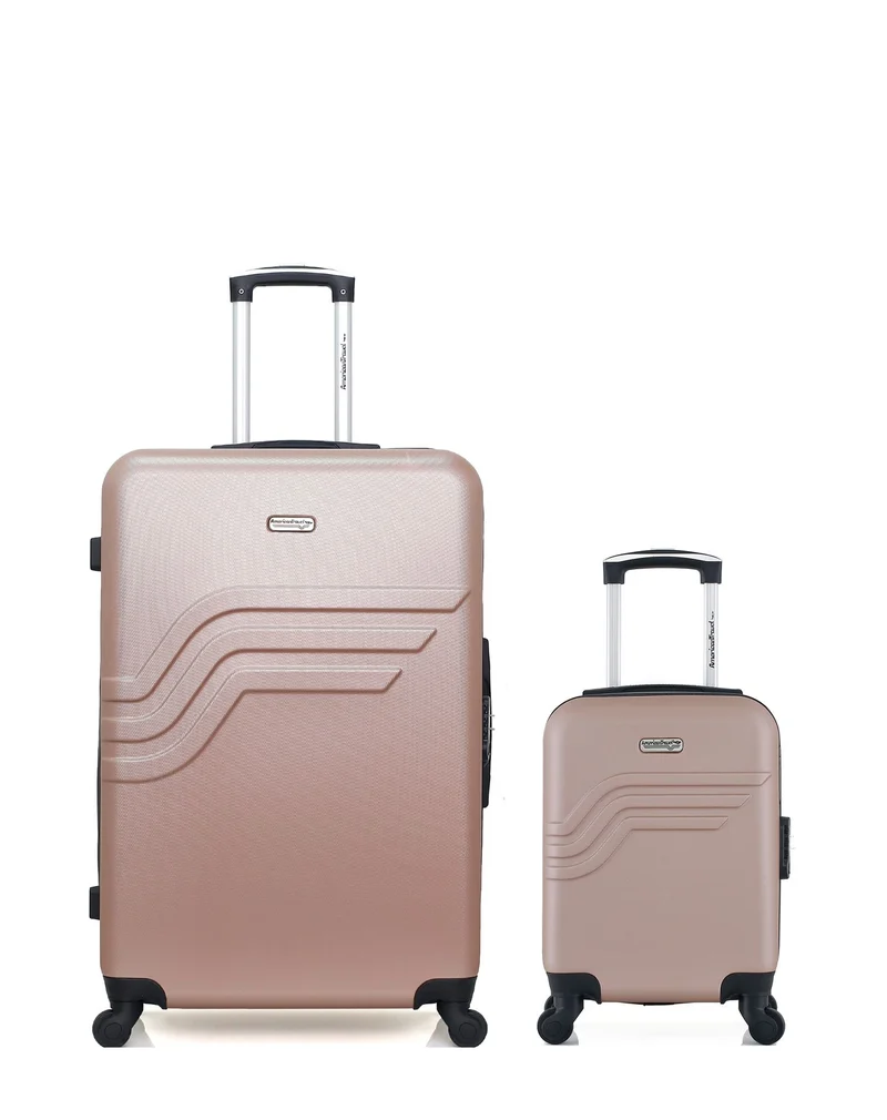 Lot de 2 Valises Rigides Grand Format et Cabnine XXS QUEENS