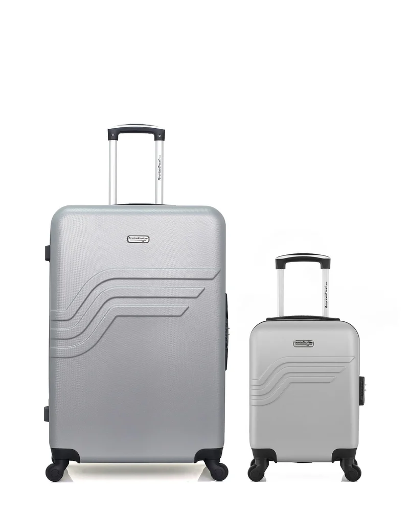 Lot de 2 Valises Rigides Grand Format et Cabnine XXS QUEENS