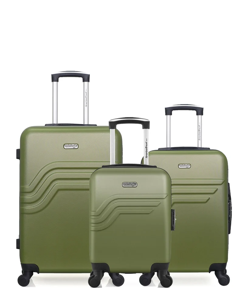 Lot de 3 Valises Rigides Moyenne, Cabine et Cabine XXS QUEENS