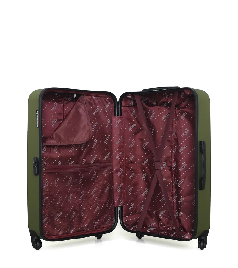 Lot de 3 Valises Rigides Grand Format, Cabine et Cabine XXS QUEENS