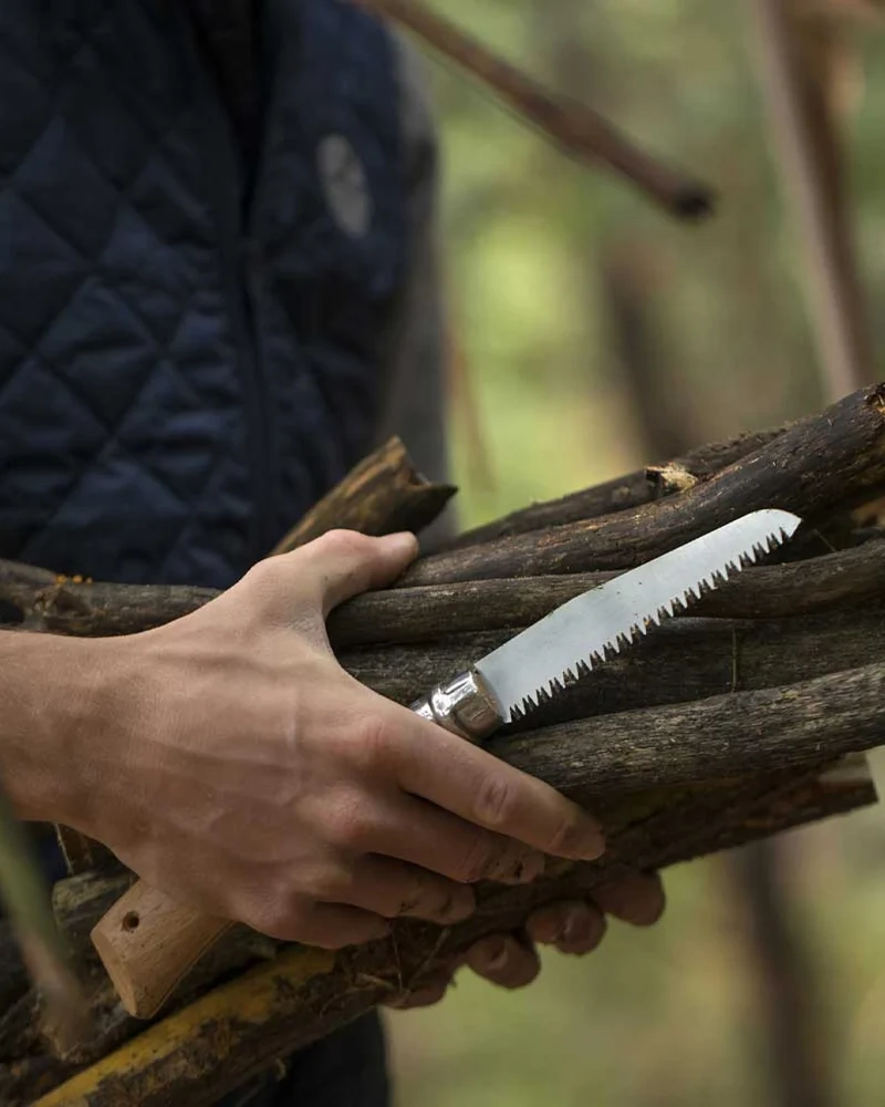 Scie de poche acier carbone Opinel N°12 à personnaliser