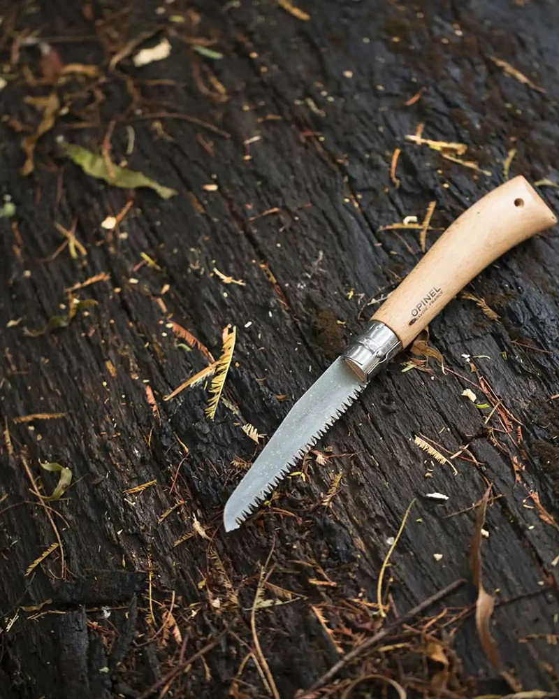 Scie de poche acier carbone Opinel N°12 à personnaliser