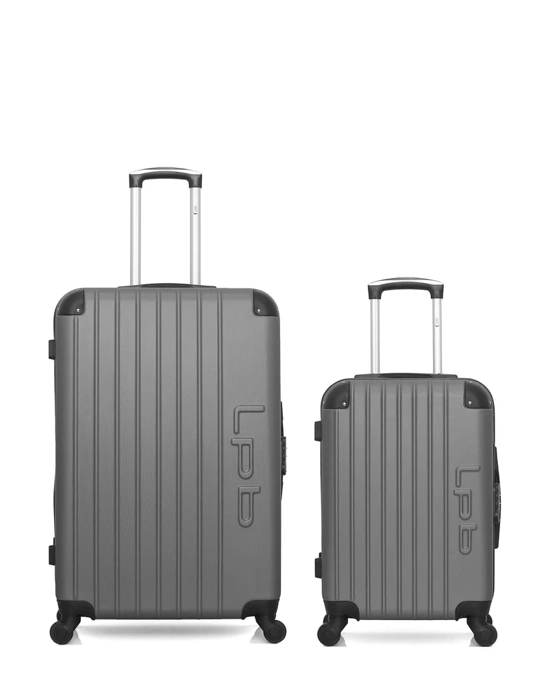 Lot de 2 Valises Rigides Grand Format et Cabine HAMBOURG