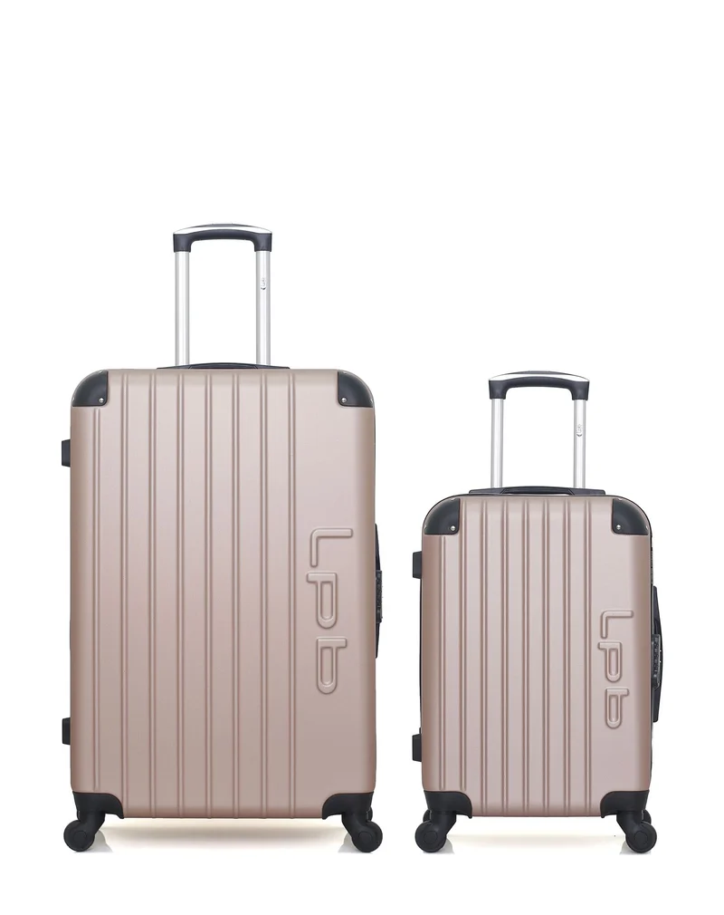 Lot de 2 Valises Rigides Grand Format et Cabine HAMBOURG
