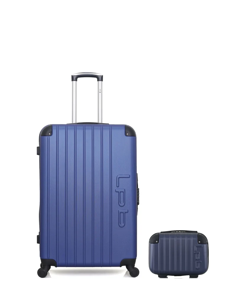 Lot de 2 Valises Rigides Grand Format et Vanity HAMBOURG