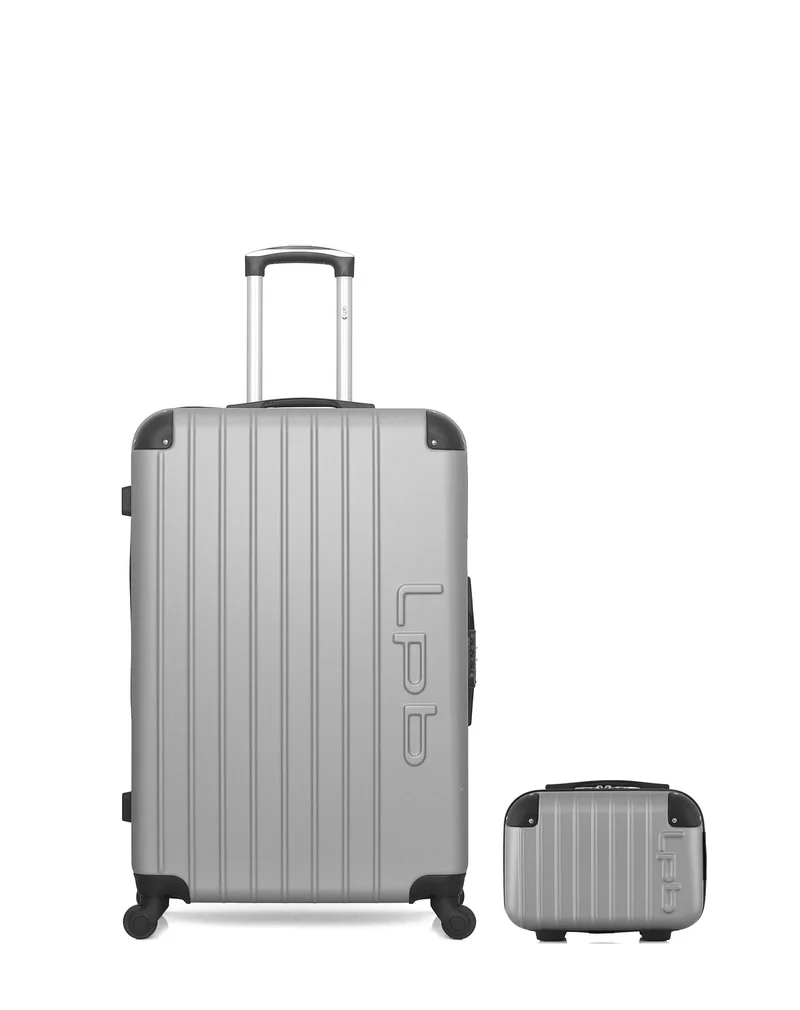 Lot de 2 Valises Rigides Grand Format et Vanity HAMBOURG