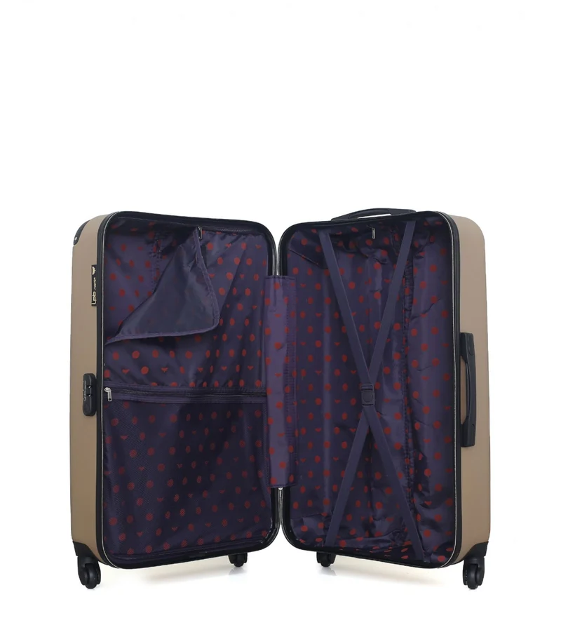 Lot de 3 Valises Rigides Grand Format, Taille Moyenne et Cabine HAMBOURG