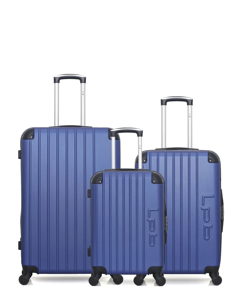 Lot de 3 Valises Rigides Grand Format, Taille Moyenne et Cabine HAMBOURG