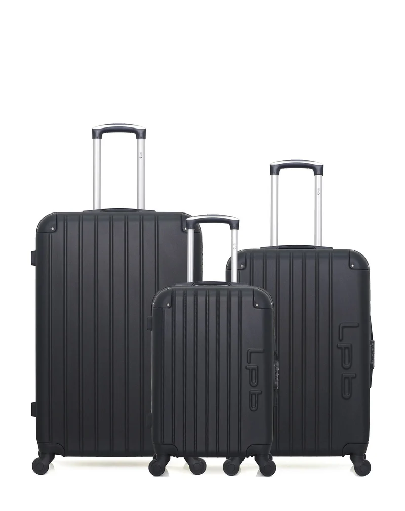 Lot de 3 Valises Rigides Grand Format, Taille Moyenne et Cabine HAMBOURG