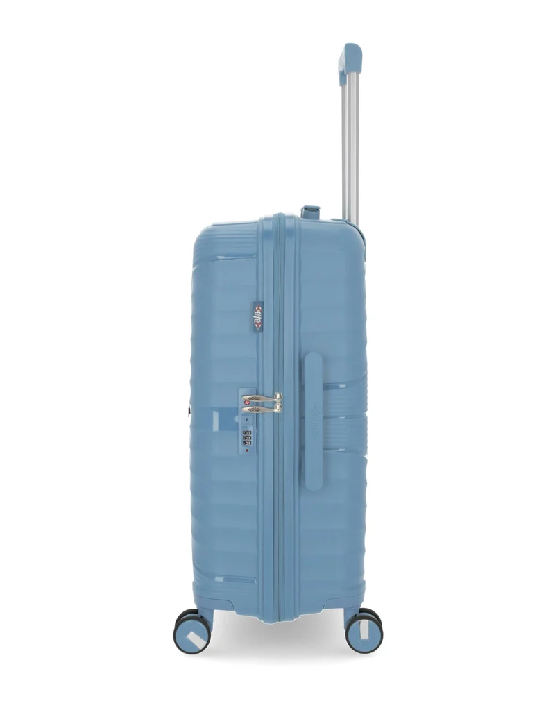 Lot de 3 Valises Rigides Taille Moyenne, Cabine et Grand Vanity VELA
