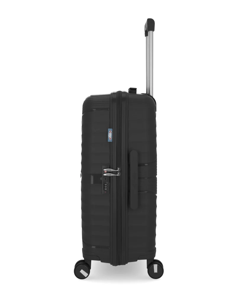 Lot de 3 Valises Rigides Taille Moyenne, Cabine et Grand Vanity VELA