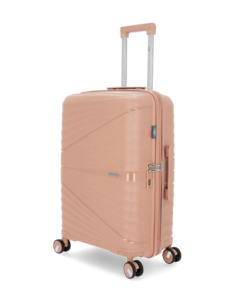 Lot de 3 Valises Rigides Taille Moyenne, Cabine et Grand Vanity VELA