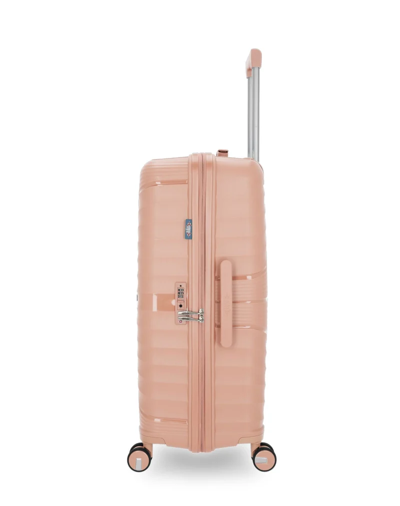 Lot de 3 Valises Rigides Grand Format, Taille Moyenne et Grand Vanity VELA