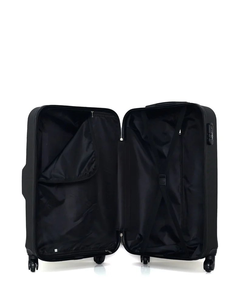 Lot de 3 Valises Rigides Taille Moyenne, Cabine et Vanity VESUVIO