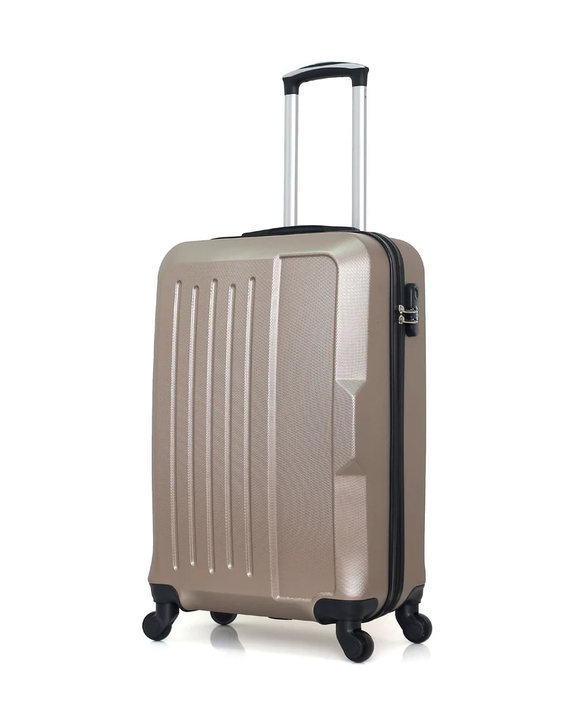 Lot de 3 Valises Rigides Taille Moyenne, Cabine et Vanity VESUVIO