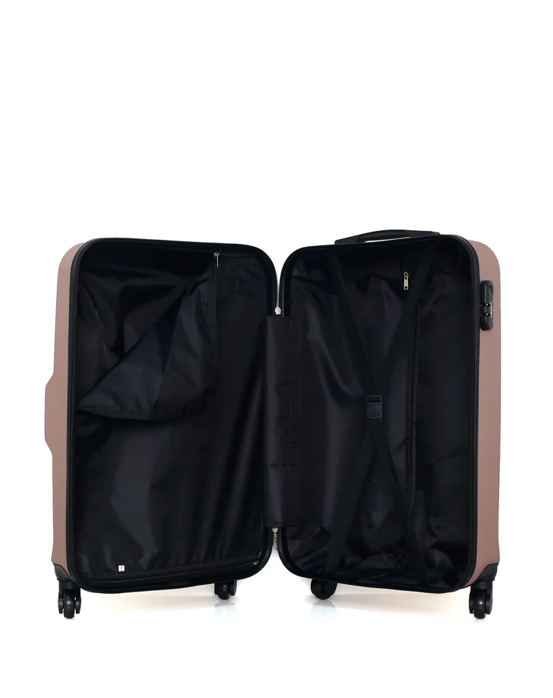Lot de 3 Valises Rigides Taille Moyenne, Cabine et Vanity VESUVIO