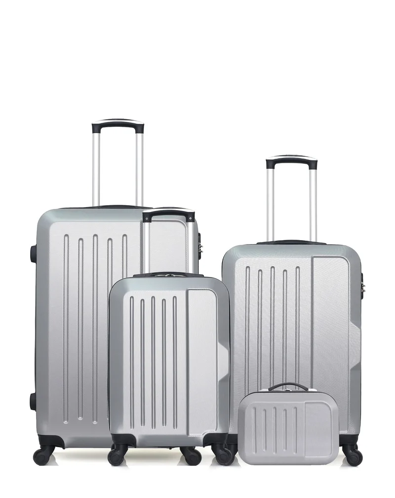 HERO - LOT DE 4 - Valises grand format, weekend, cabine et vanity VESUVIO
