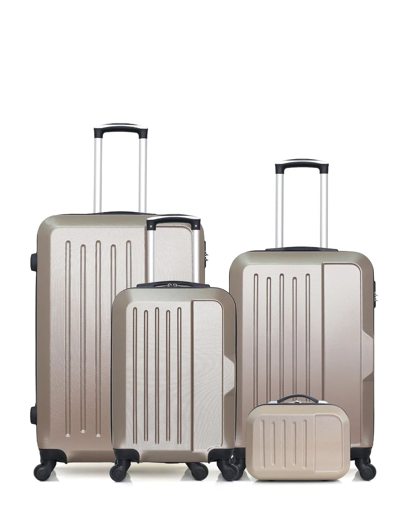 HERO - LOT DE 4 - Valises grand format, weekend, cabine et vanity VESUVIO