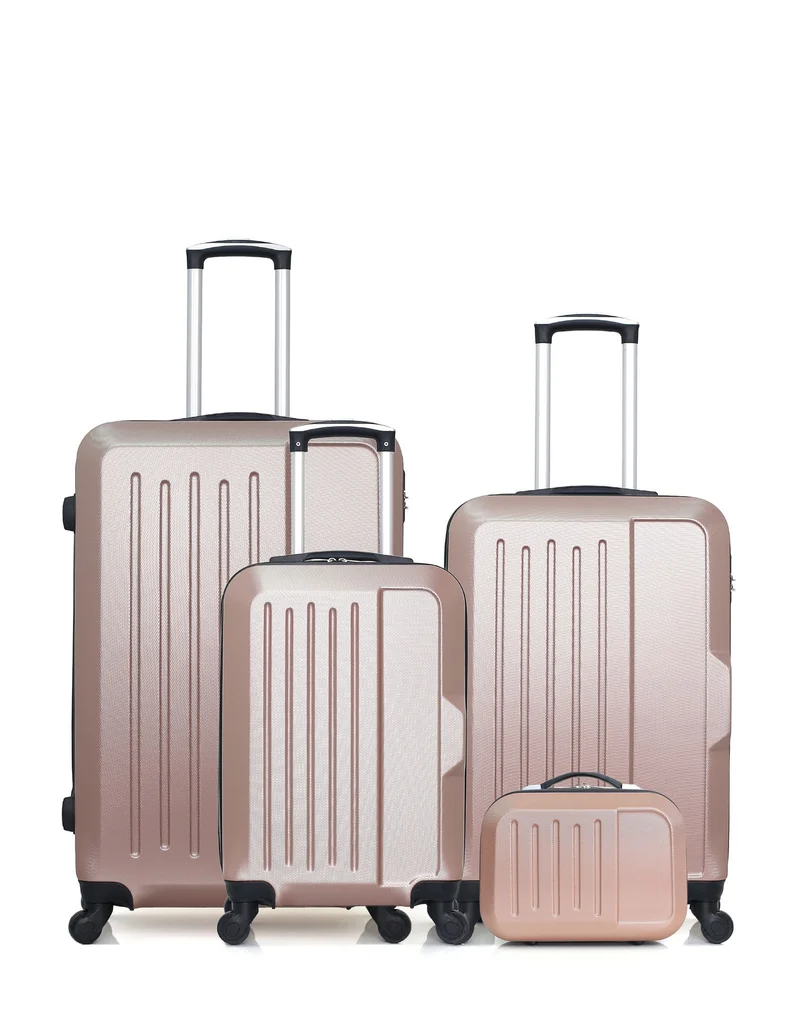 HERO - LOT DE 4 - Valises grand format, weekend, cabine et vanity VESUVIO