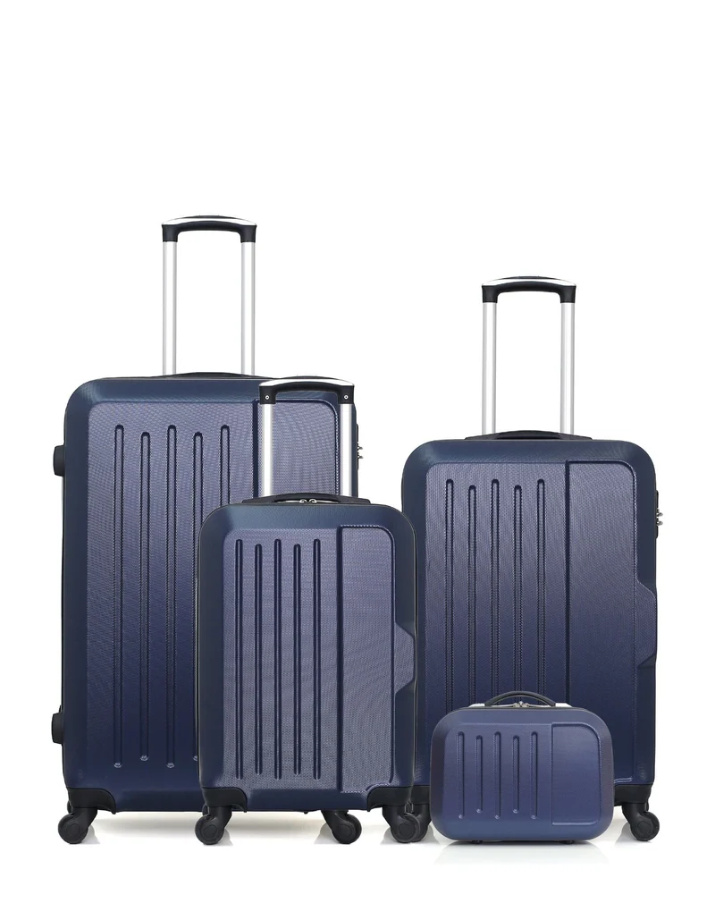HERO - LOT DE 4 - Valises grand format, weekend, cabine et vanity VESUVIO