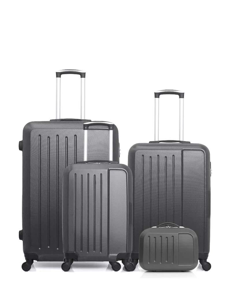 HERO - LOT DE 4 - Valises grand format, weekend, cabine et vanity VESUVIO