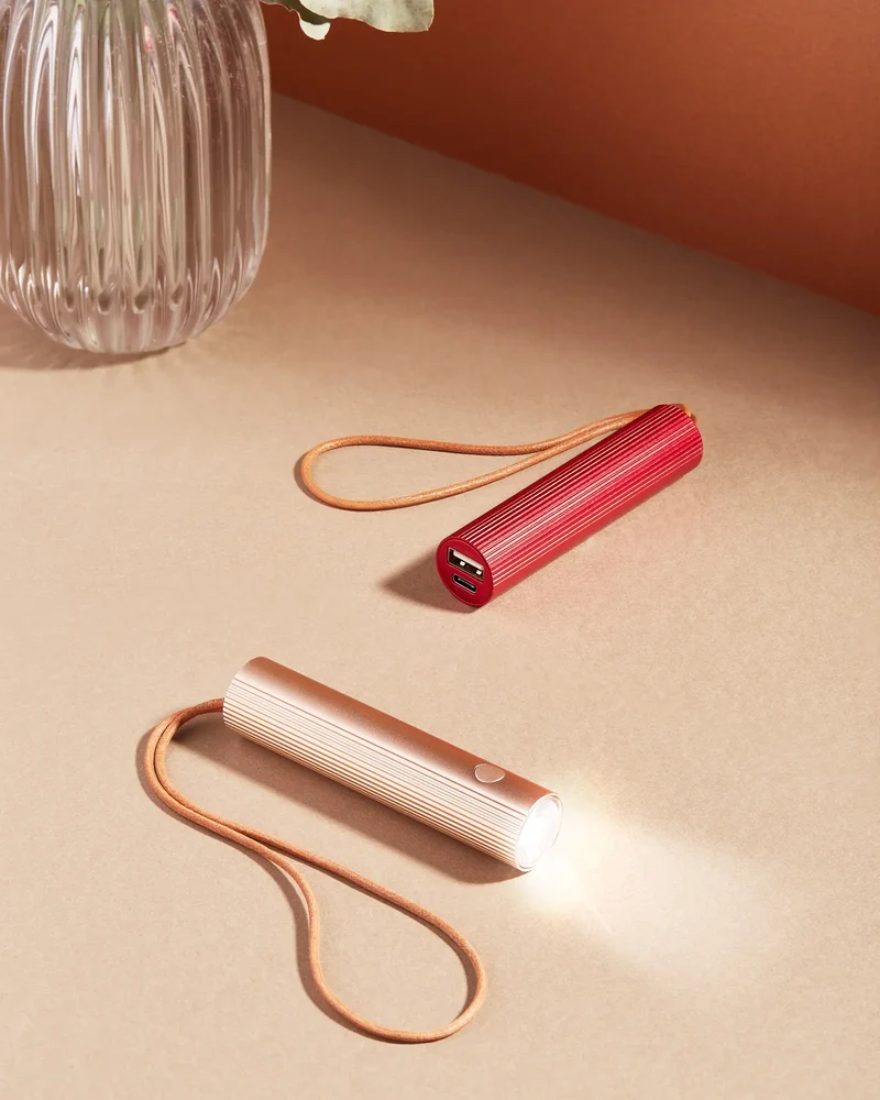 Batterie externe aluminium Lexon Fine Tube Power Bank à personnaliser