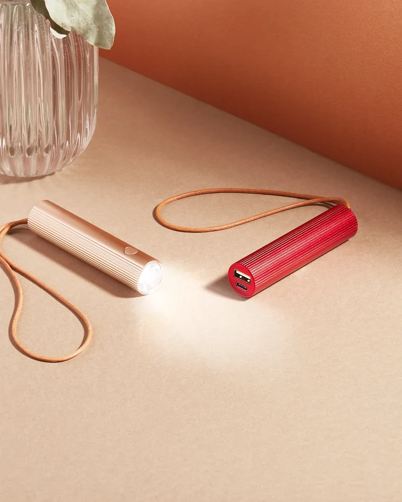 Batterie externe aluminium Lexon Fine Tube Power Bank à personnaliser