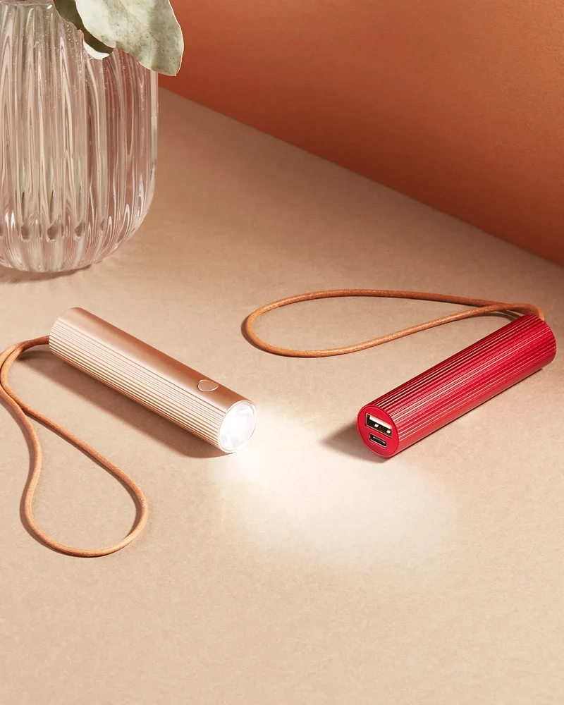 Batterie externe aluminium Lexon Fine Tube Power Bank à personnaliser