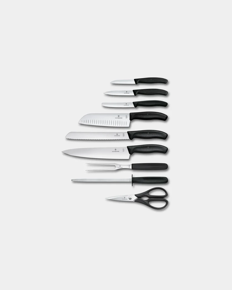 Bloc porte-couteaux bois de hêtre Victorinox 22 cm à personnaliser