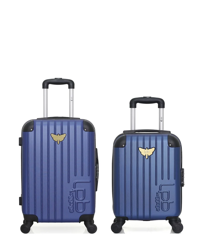 Lot de 2 Valises Rigides Cabine et Cabine XXS MARIANNE
