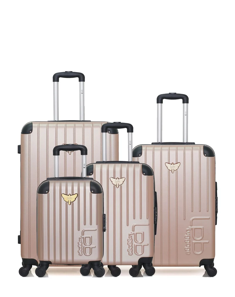 Lot de 4 Valises Rigides MARIANNE